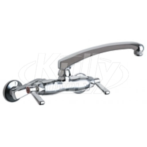 Chicago 445-L8E1ABCP Hot and Cold Water Sink Faucet