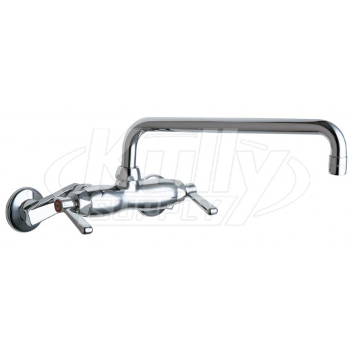 Chicago 445-L12XKABCP Hot and Cold Water Sink Faucet