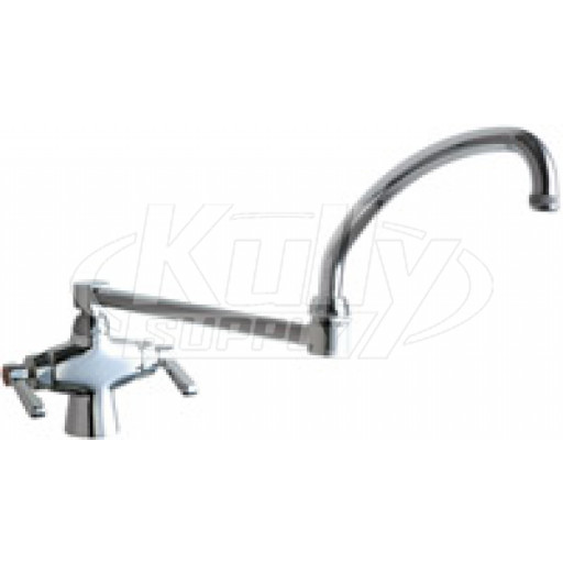 Chicago 50-DJ21ABCP Hot and Cold Water Mixing Sink Faucet