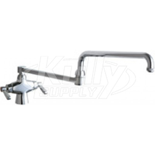 Chicago 50-DJ24ABCP Hot and Cold Water Mixing Sink Faucet