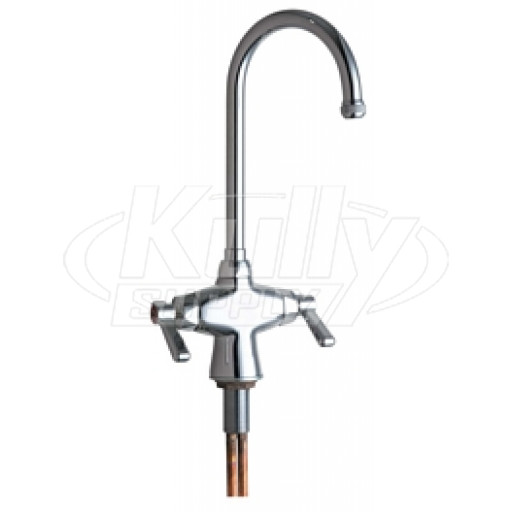 Chicago 50-E1ABCP Hot and Cold Water Mixing Sink Faucet