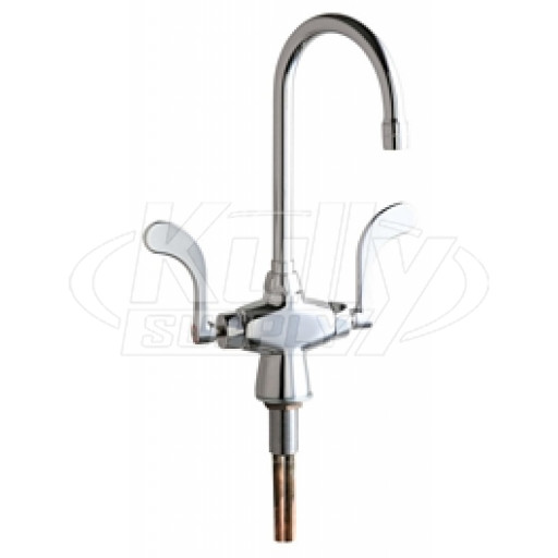 Chicago 50-E35-317XKABCP Hot and Cold Water Mixing Sink Faucet