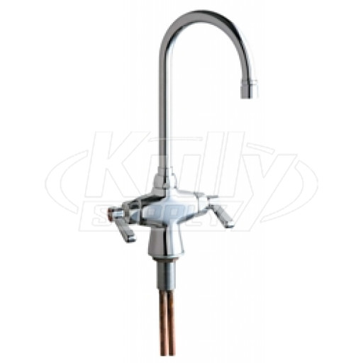 Chicago 50-E35VPABCP Hot and Cold Water Mixing Sink Faucet