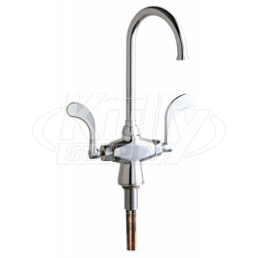 Chicago 50-GN2FC317XKABCP Hot and Cold Water Mixing Sink Faucet