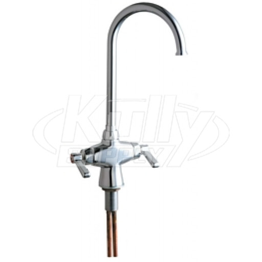 Chicago 50-GN2FCABCP Hot and Cold Water Mixing Sink Faucet