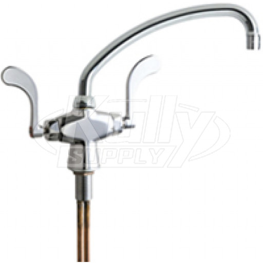 Chicago 50-L9-317XKABCP Hot and Cold Water Mixing Sink Faucet