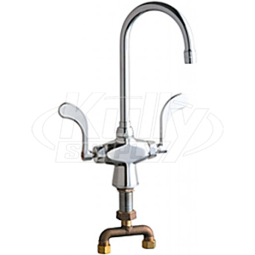 Chicago 50-T317XKABCP Hot and Cold Water Mixing Sink Faucet