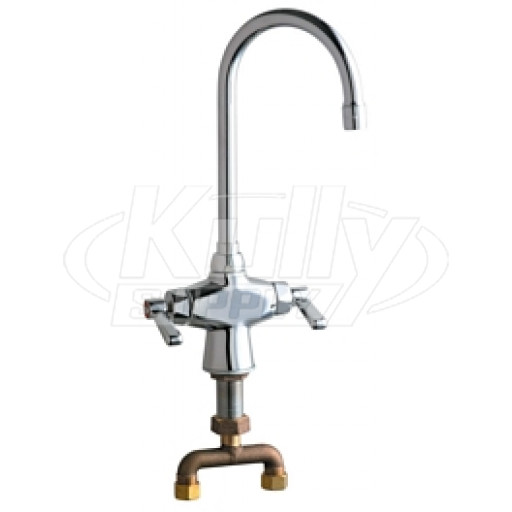 Chicago 50-TE35ABCP Hot and Cold Water Mixing Sink Faucet