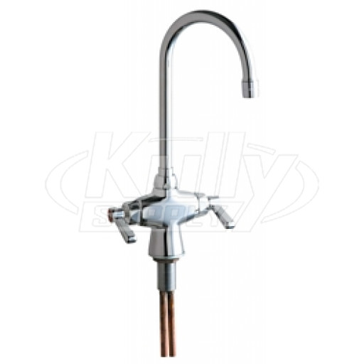 Chicago 50-XKABCP Hot and Cold Water Mixing Sink Faucet