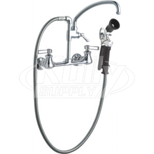 Chicago 509-GCLABCP Pre-Rinse Fitting with 613-A Adapta-Faucet