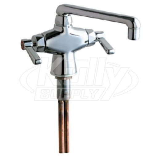 Chicago 51-XKABCP Hot and Cold Water Mixing Sink Faucet