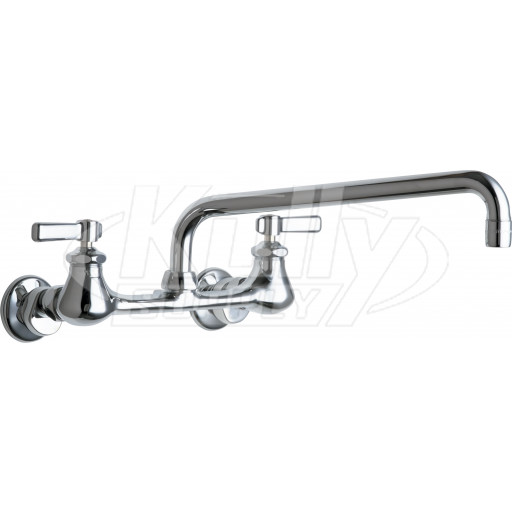 Chicago 540-LDL12ABCP Hot and Cold Water Sink Faucet