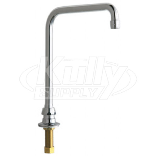 Chicago 626-HA8ABCP Remote High Rise Swing Spout