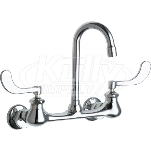 Chicago 631-ABCP Hot and Cold Water Sink Faucet