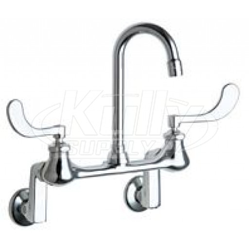 Chicago 631-RE29VPXKABCP Hot and Cold Water Sink Faucet