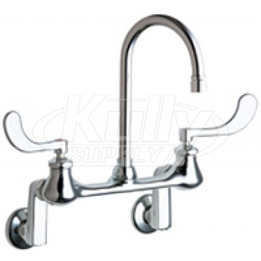 Chicago 631-RGN2FCABCP Hot and Cold Water Sink Faucet