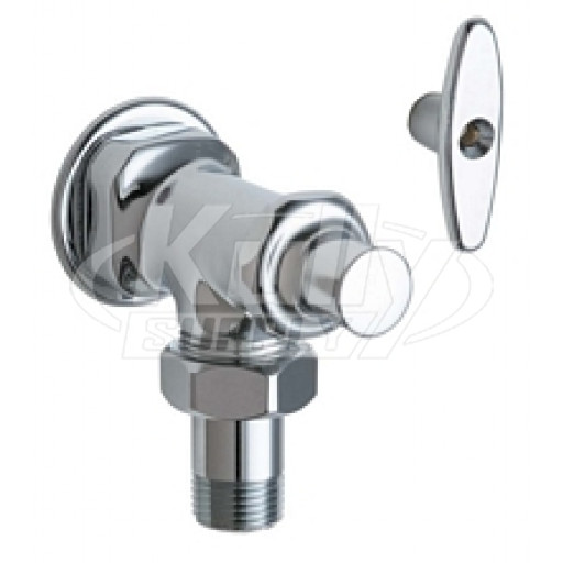 Chicago 698-ABCP Angle Stop Fitting with Loose Key
