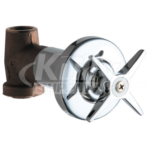 Chicago 770-PLABCP Concealed Straight Valve