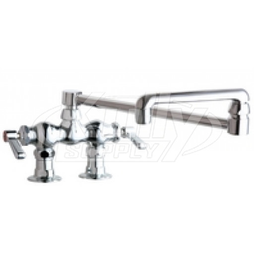 Chicago 772-DJ18ABCP Hot and Cold Water Sink Faucet