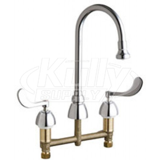 Chicago 786-245ABCP Concealed Hot and Cold Water Sink Faucet