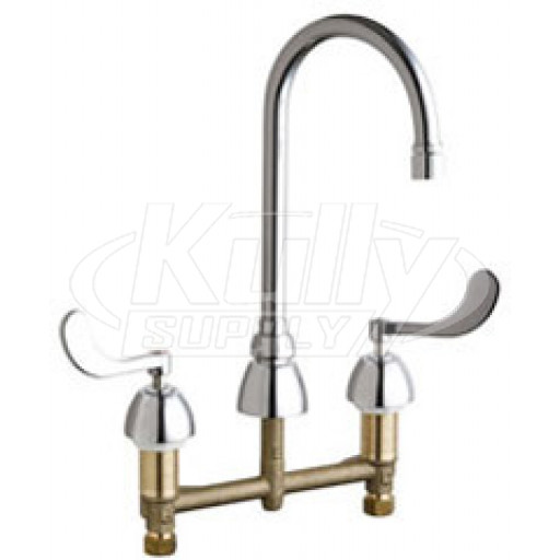 Chicago 786-E2805-5VPCABCP Concealed Hot and Cold Water Sink Faucet