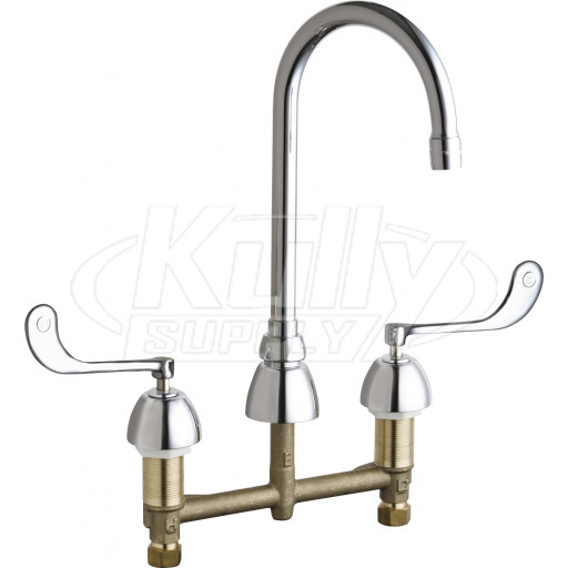 Chicago 786-E35-319ABCP Concealed Hot and Cold Water Sink Faucet
