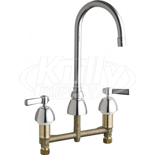 Chicago 786-E35-369ABCP Concealed Hot and Cold Water Sink Faucet