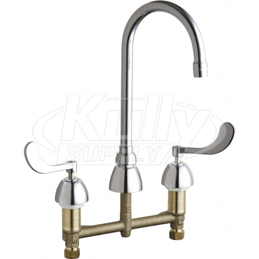 Chicago 786-E35XKABCP Concealed Hot and Cold Water Sink Faucet