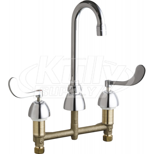 Chicago 786-GN1AE35ABCP Concealed Hot and Cold Water Sink Faucet