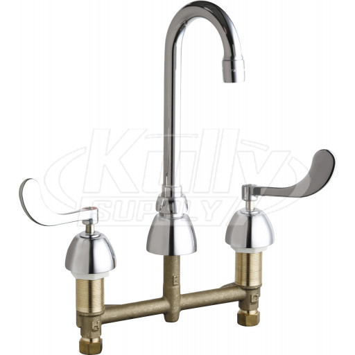Chicago 786-GN1AE35XKABCP Concealed Hot and Cold Water Sink Faucet