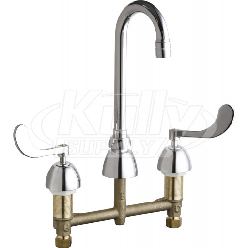 Chicago 786-GN1AE3ABCP Concealed Hot and Cold Water Sink Faucet