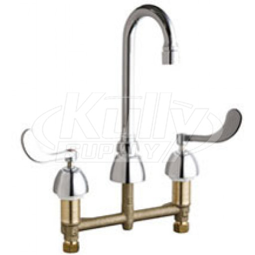 Chicago 786-GN1AE3VPAABCP Concealed Hot and Cold Water Sink Faucet