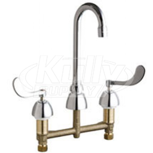 Chicago 786-GN1AE3XKAB Concealed Hot and Cold Water Sink Faucet