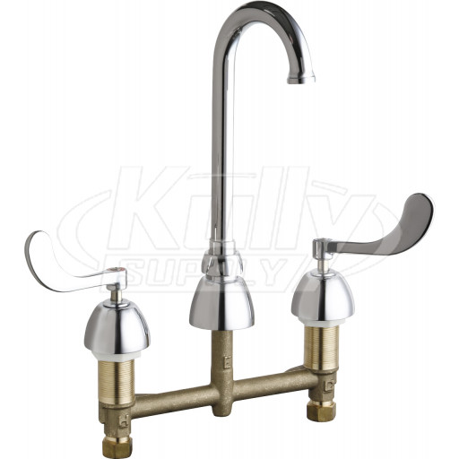 Chicago 786-GN1FCABCP Concealed Hot and Cold Water Sink Faucet