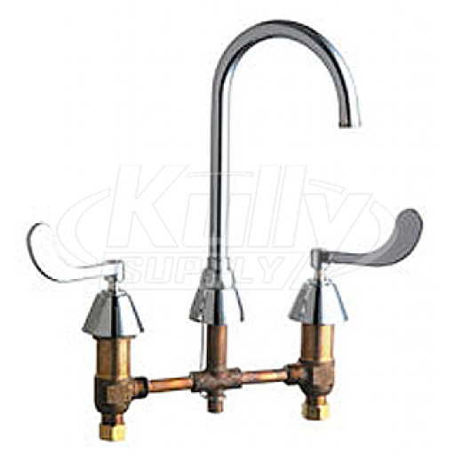 Chicago 786-GN2AFCABCP E-Cast Concealed Kitchen Sink Faucet