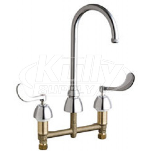 Chicago 786-GN2AFCE1ABCP Concealed Hot and Cold Water Sink Faucet