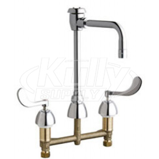 Chicago 786-GN2BVBE3-2ABCP Concealed Hot and Cold Water Sink Faucet