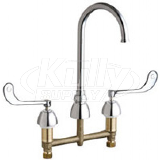Chicago 786-GN2FC319ABCP Concealed Hot and Cold Water Sink Faucet