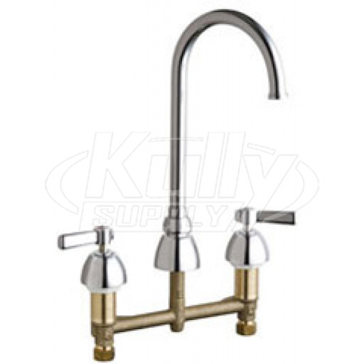 Chicago 786-GN2FC369ABCP Concealed Hot and Cold Water Sink Faucet