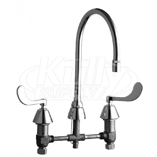 Chicago 786-GN8AE29ABCP E-Cast Concealed Kitchen Sink Faucet