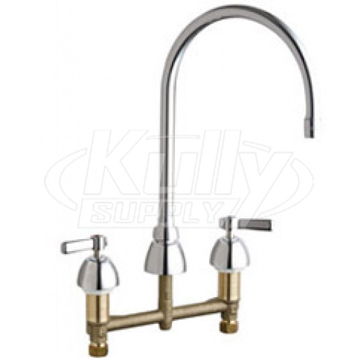Chicago 786-GN8AE3-369XKAB Concealed Hot and Cold Water Sink Faucet