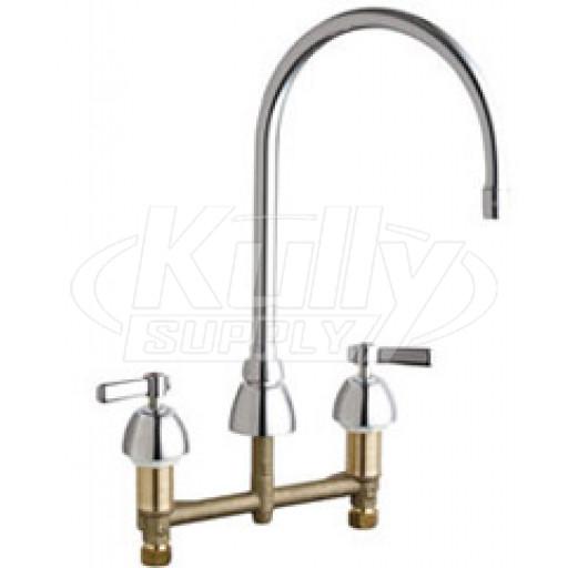 Chicago 786-GN8AE35-369AB Concealed Hot and Cold Water Sink Faucet