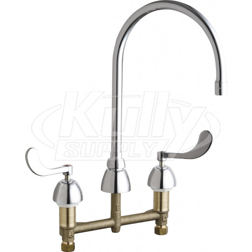 Chicago 786-GN8AE35ABCP Concealed Hot and Cold Water Sink Faucet