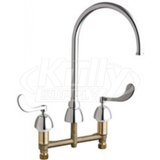 Chicago 786-GN8FCXKABCP Concealed Hot and Cold Water Sink Faucet
