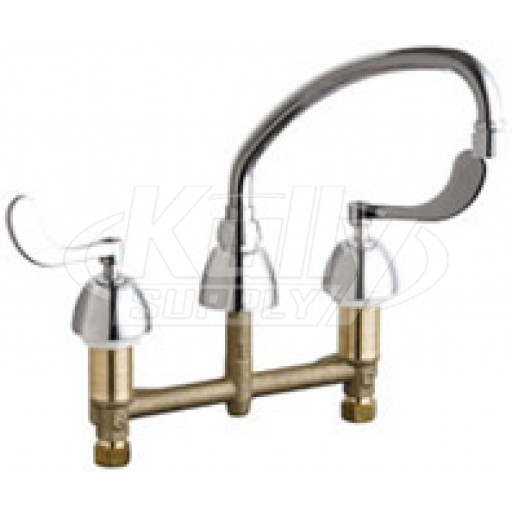 Chicago 786-LR9E3V317AB Concealed Hot and Cold Water Sink Faucet