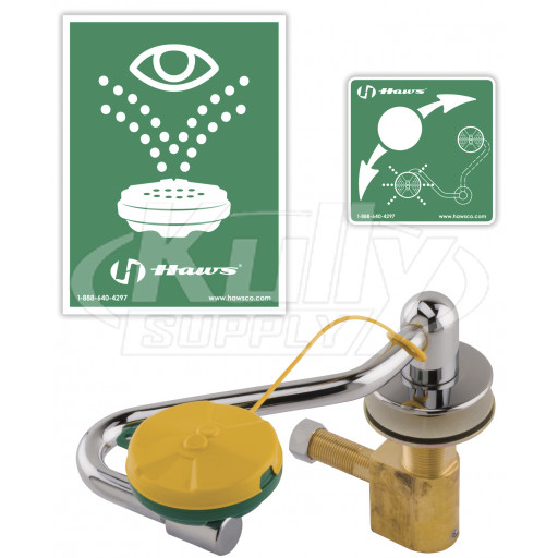 Chicago 8011-NF Deck Mounted Swing Forward Eye/Face Wash