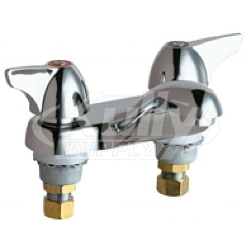 Chicago 802-1000XKABCP Hot and Cold Water Sink Faucet