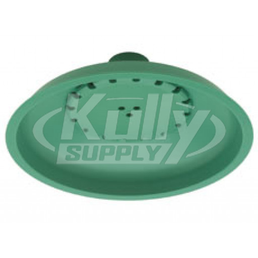 Haws 8129FC Plastic Drench Showerhead Green (Discontinued)