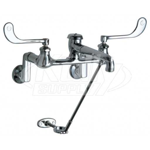Chicago 814-VBCP Wall Mount Faucet