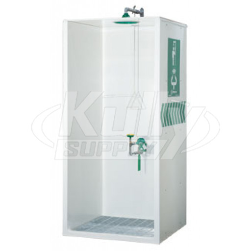 Haws 8605WC AXION MSR Fiberglass Combination Drench Shower & Eye/Face Wash